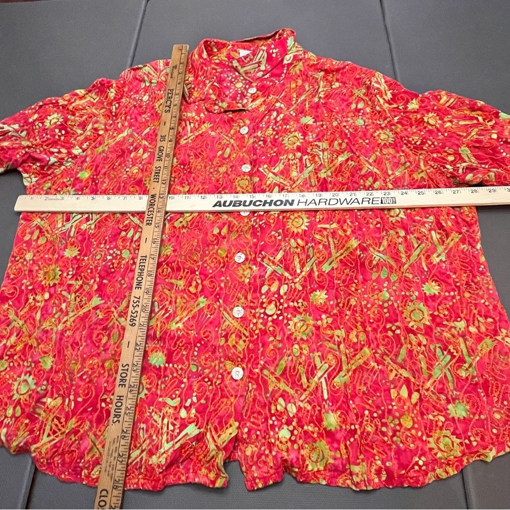 Territory Ahead‎ Shirt Artsy Southwest Textured Tie Dye Embroidered Women’s 3X - Picture 6 of 6